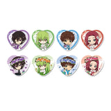 コードギアス 反逆のルルーシュ ぷちちょこトレーディングハート型缶バッジ Flower Collection(襟章)(全套8個入)※不設寄送《26年6月預定》 日版 全數$298 / ※不設寄送 / 26年3月30日