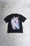 STEINS;GATE ラボメン 水墨画風 黒地カラーTシャツ※請選擇尺碼 ※不設寄送《25年8月預定》 4595056921097