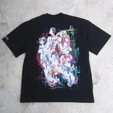 STEINS;GATE ラボメン 水墨画風 黒地カラーTシャツ※請選擇尺碼 ※不設寄送《25年8月預定》 4595056921097