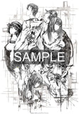 STEINS;GATE ラボメン 水墨画風 白地 モノクロTシャツ※請選擇尺碼 ※不設寄送《25年8月預定》 4595056921134
