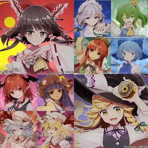 東方Project ミニスクエアプレートコレクション(亞加力立牌)(全套10個入)※不設寄送《24年3月預定》 4595986281247