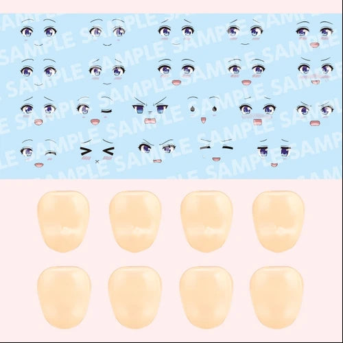 創彩少女庭園 カスタマイズフェイス&デカールセット Vol.10 らぐほのえりかデザイン 佐伯リツカ用A(此商品只包含面部部份)※不設寄送《25年11月預定》 日版 全數$95 / ※不設寄送 / 25年7月21日