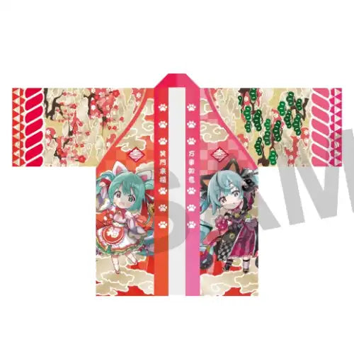 初音ミク×招き猫 招福法被 Art by らっす※不設寄送《24年6月預定》 4942330250907