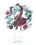 初音ミク×招き猫 一石二鳥プロップ&スタンド Art by らっす 黒猫 立ち左手あげ(亞加力立牌)※不設寄送《24年6月預定》 4942330251157
