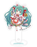 初音ミク×招き猫 一石二鳥プロップ&スタンド Art by らっす 白猫 立ち右手あげ(亞加力立牌)※不設寄送《24年6月預定》 4942330251164