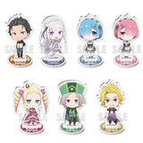 Re:ゼロから始める異世界生活 3rd season トレーディングミニキャラアクリルスタンドフィギュア(亞加力立牌)(全套7個入)※不設寄送《25年3月預定》 4942330330227