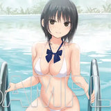 珈琲貴族描き下ろし 青山さん三角白ビキニタペストリー B1(掛布)※不設寄送《25年3月預定》 4942330352854