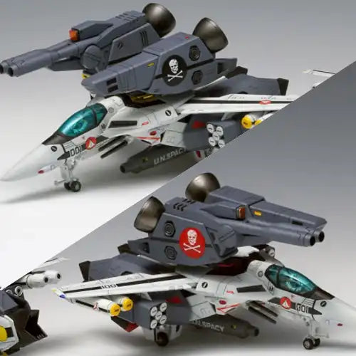 超時空要塞マクロス 愛・おぼえていますか VF-1S ストライクバルキリー[ファイター] 一条輝機、ロイ・フォッカー機(此商品只有1個飛機形態本體,圖片為換裝造型示範)※不設寄送《24年6月預定》 4943209190690
