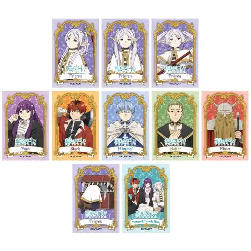 【再販】葬送のフリーレン ミニアートスタンド 肖像画デザイン(迷你畫架)(全套10個入)※不設寄送《24年3月預定》 4947864039462