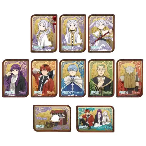 【再販】葬送のフリーレン アクリルカード 肖像画デザイン(亞加力卡牌)(全套10個入)※不設寄送《24年3月預定》 4947864039509