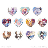 hololive×HoneyWorks ハート型缶バッジ(襟章)(全套11個入)※不設寄送《24年9月預定》 4947864067793