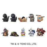 【再販】ゴジラ ソフビパペットマスコット2(原盒10個入)※不設寄送《24年5月預定》 4970381645663-1
