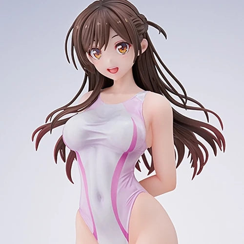 彼女、お借りします 水原千鶴 桃色ラインの競泳水着Ver《26年4月預定》 行版 全數$1298 / *免運費   店取pt:20 / 25年10月27日