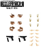 LittleArmory LAOP14 創彩少女庭園用タクティカルグローブ2 ハンドガンセット(タン)(此商品不包含人形本體)※不設寄送《23年9月預定》 4543736326731
