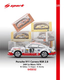 Porsche 911 Carrera RSR 2.8 No.67 24H Le Mans 1974 ※不設寄送《26年9月預定》 行版 全數$168 / ※不設寄送 / 26年5月29日