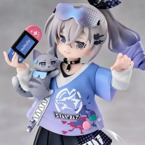 RISE UP+ 崩壊:スターレイル ちびねこシリーズフィギュア 銀狼Ver.《25年10月預定》 6942421153535