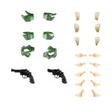 LittleArmory LAOP15 創彩少女庭園用タクティカルグローブ2 リボルバーセット(グリーン)(此商品不包含人形部份)※不設寄送《23年12月預定》 4543736326748