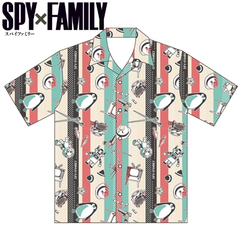 SPY×FAMILY オープンカラーシャツ モチーフ※不設寄送《23年8月預定》