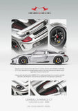 Gemballa Mistrale Mirage GT Tungsun Silver ※不設寄送《27年1月預定》 行版 全數$178 / ※不設寄送 / 26年10月26日