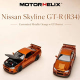 Nissan Skyline GT-R Mk5 R34 Metallic Orange ※設有隱藏版 ※不設寄送《26年7月預定》 行版 全數$195 / ※不設寄送 / 26年7月13日