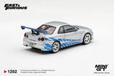 Nissan Skyline GT-R C-West "2 Fast 2 Furious" Brian O'Conner   ※不設寄送《27年1月預定》 吸塑版 全數$116 / ※不設寄送 / 26年10月5日