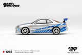 Nissan Skyline GT-R C-West "2 Fast 2 Furious" Brian O'Conner   ※不設寄送《27年1月預定》 吸塑版 全數$116 / ※不設寄送 / 26年10月5日
