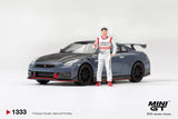 Nissan GT-R Nismo 2024 Tsukuba Production Car Lap Record W/ Matsuda Figure Tsugio Matsuda Collection ※不設寄送《25年1月預定》 盒裝版(RHD) 全數$108 / ※不設寄送 / 26年7月17日