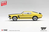 Ford Mustang Boss 302 1969 Bright Yellow ※不設寄送《26年11月預定》 盒裝版(LHD) 全數$80 / ※不設寄送 / 26年7月31日