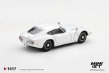 Toyota 2000GT  Pegasus White ※不設寄送《27年2月預定》 盒裝版(LHD) 全數$80 / ※不設寄送 / 26年10月23日