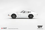 Toyota 2000GT  Pegasus White ※不設寄送《27年2月預定》 盒裝版(LHD) 全數$80 / ※不設寄送 / 26年10月23日