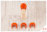 アフタースクール ショートウィッグA オレンジ&パープル(只包含髮型部件,不包括人形)※不設寄送《21年10月預定》